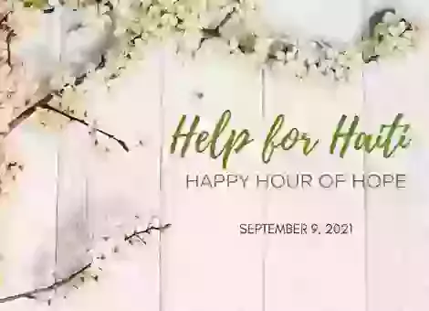 You Are Invited! 🎉 Help for Haiti - Happy Hour of Hope